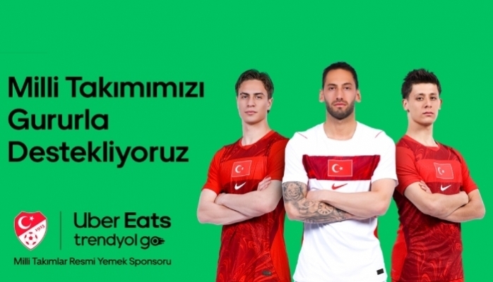 Uber Eats Trendyol Go Türk Futbolunun Küresel Yolculuğunda “Milli Takımlar Resmi Yemek Sponsoru” Oldu