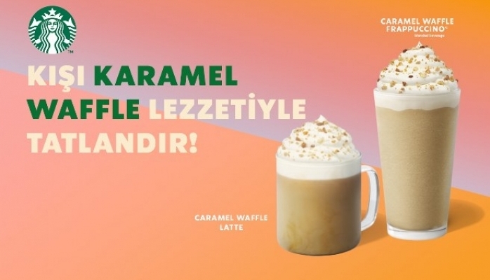 Kışa Yakışan İkonik Bir Starbucks Lezzeti: Caramel Waffle Latte!