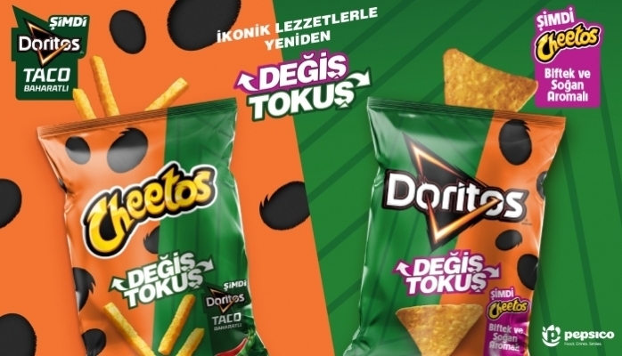 Doritos ve Cheetos'un Değiş Tokuş Lansmanı: Unutulmaz Lezzetlerden Yepyeni Bir Atıştırmalık Deneyimi! 