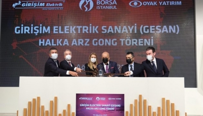 Borsa İstanbul’da Gong Girişim Elektrik Sanayi İçin Çaldı