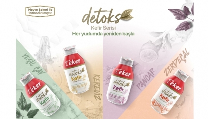 Eker'den Yaz Aylarında Ferahlatıcı Bir Lezzet Seçeneği: Detoks Kefir Serisi