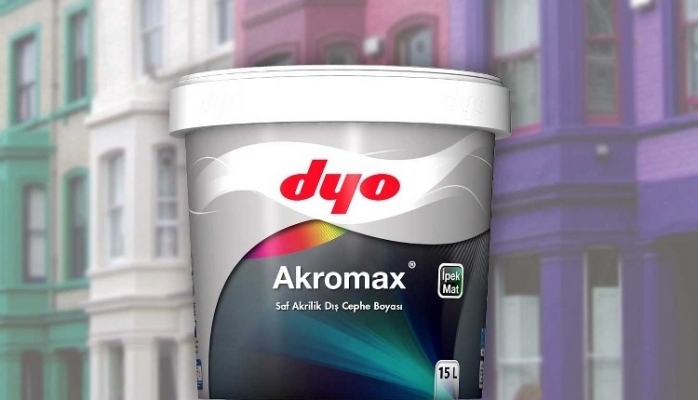 DYO AKROMAX İle Dış Cephelerde Solmayan Renkler