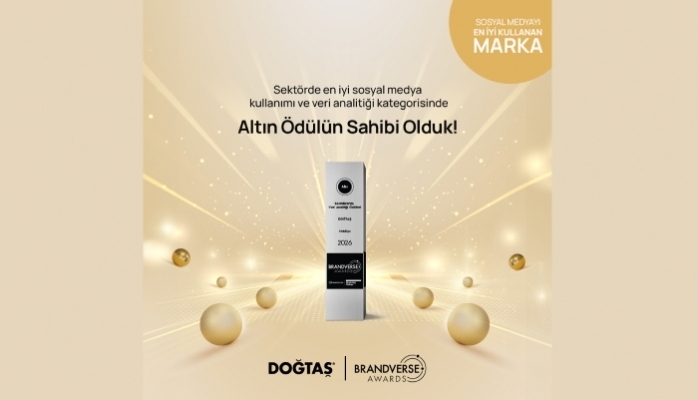 Doğtaş Brandverse Awards'ta Altın Ödülün Sahibi Oldu