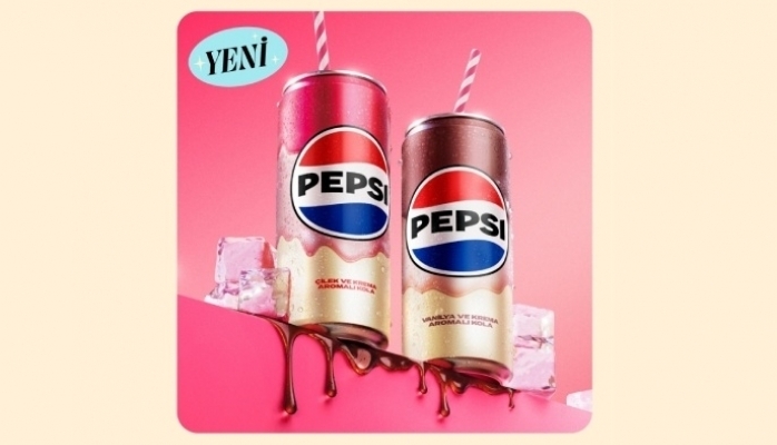 Pepsi'den Çilek & Krema ve Vanilya & Krema Aromalı Yeni Bir Tat Deneyimi