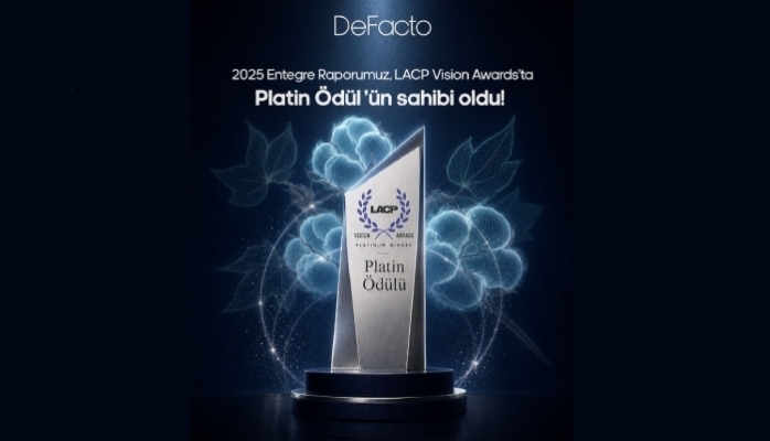 DeFacto'nun 2025 Entegre Raporuna LACP Vision Awards'tan Platin Ödül!