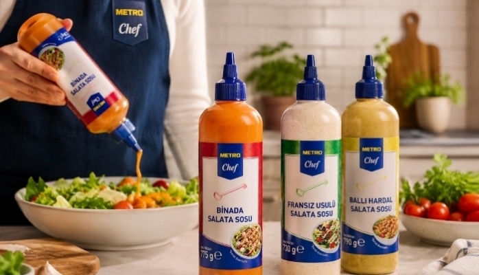 Lezzetten Ödün Vermeden Zamandan Kazandıran Yeni Metro Chef Salata Sosları