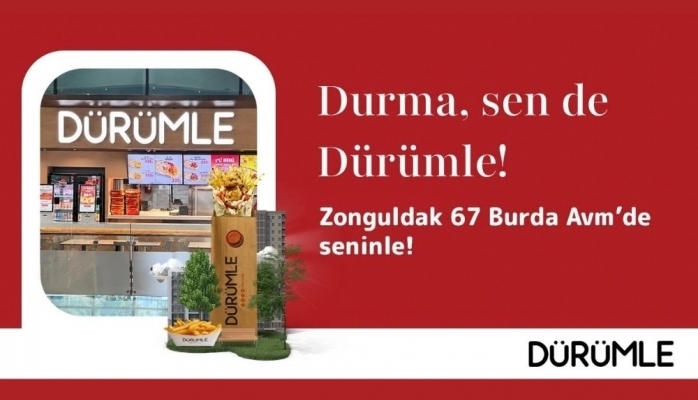 Dürümle Zonguldak 67 Burda AVM'de Yeni Restoranını Açtı