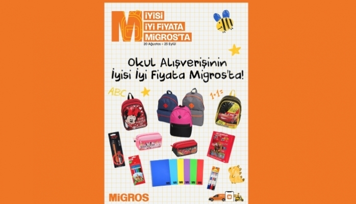Okula Dönüşte Migros'tan 250'den Fazla Üründe Geçen Yıl Seviyesinde Fiyatlar