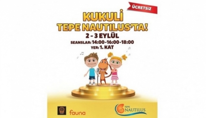 Çocuklar Tepe Nautilus'ta Kukuli İle Bir Araya Geliyor !