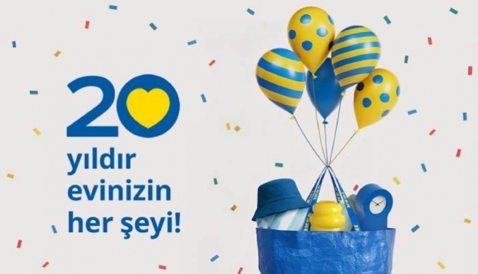 IKEA Türkiye 20. Yılını Sürprizlerle Kutluyor