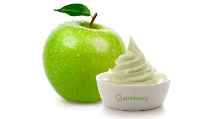 Pinkberry'den Mevsimin Taze Meyvesi  Yeşil Elma Aromalı Frozen Yoğurt