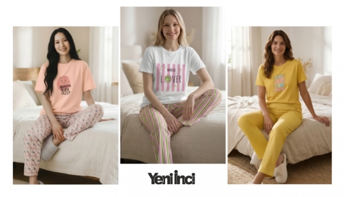 Yeni İnci'den Günün Her Anına Eşlik Eden Rahat Pijama Seçenekleri
