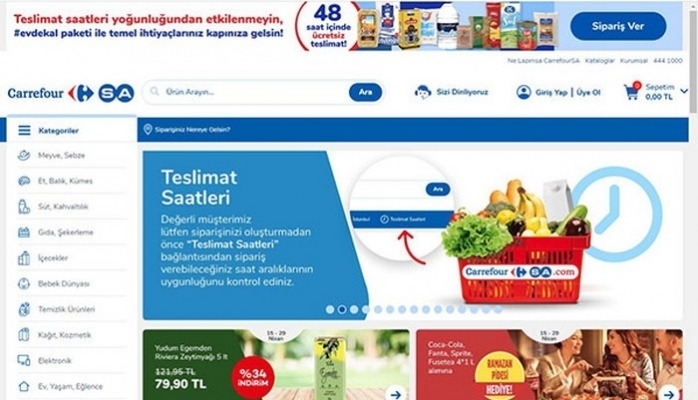 Online Market Günlük Teslimat Kapasitesi 5 Katına Çıktı