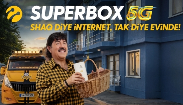 Shaq Diye İnternet Tak Diye Evinizde:  Turkcell Superbox 5G