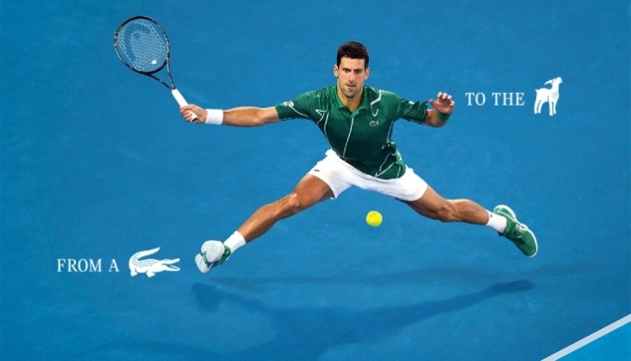 Lacoste Novak Djokovic İçin İkonik Logosunu Yeniden Yorumluyor