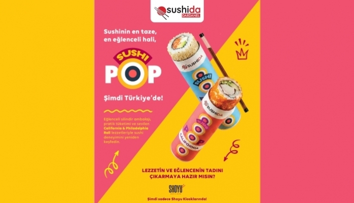 Sushida İle Dünyanın Yeni Lezzet Trendi: Sushi Pop Türkiye'de