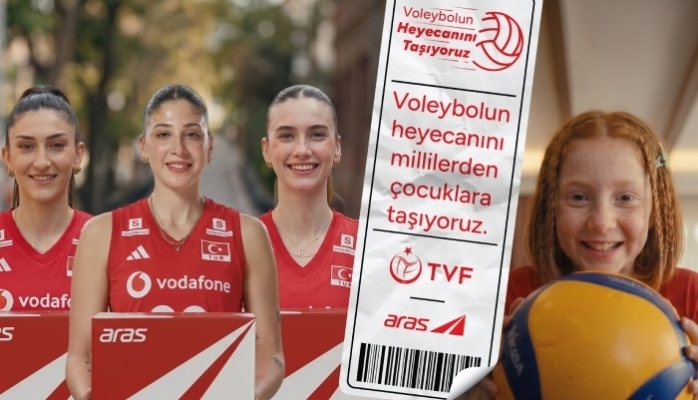 Filenin Sultanları'ndan Çocuklara Çocuklardan Sahaya: Aras Kargo Voleybolun Heyecanını Taşımaya Devam Ediyor