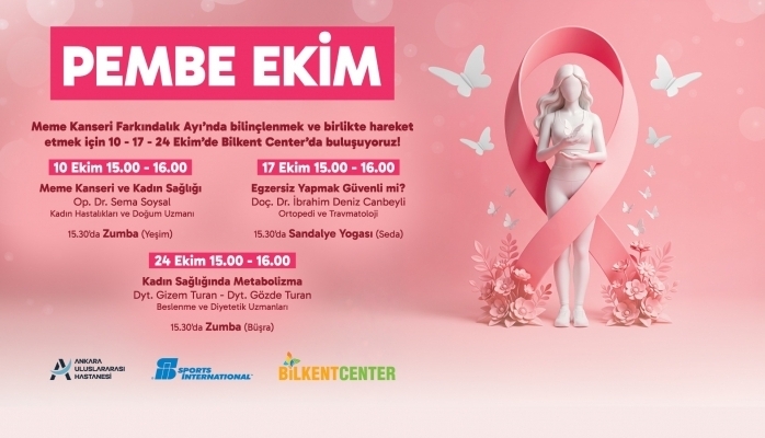 Pembe Ekim'de Uzman Söyleşileri Sporla Buluşuyor 