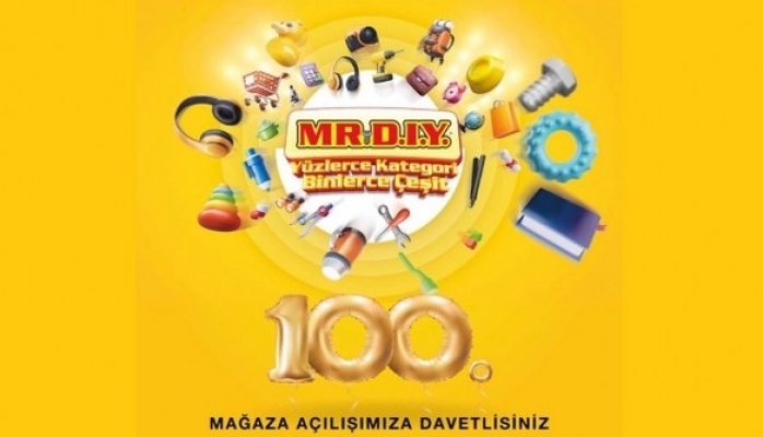 MR. D.I.Y. Türkiye'deki 100 Mağazasını Canpark AVM Ümraniye'de Açıyor 