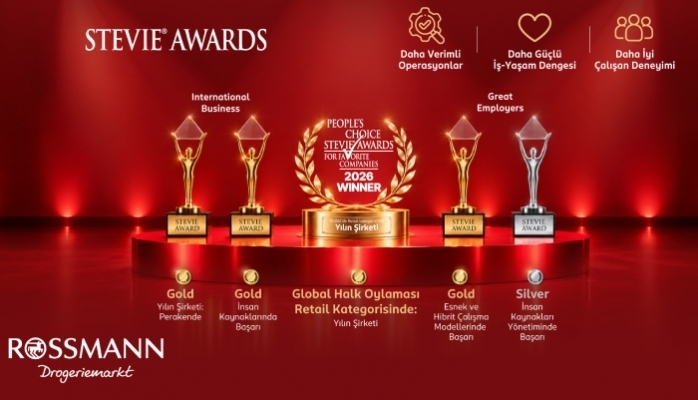 Rossmann Türkiye'ye Stevie Awards 2026'dan 5 Ödül Birden
