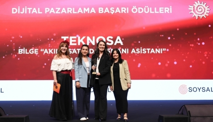 Teknosa'nın Akılla Satış Danışmanı Asistanı Bilge'ye Ödül 