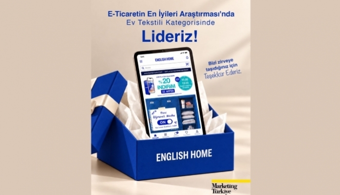 Tüketicilerin Tercihi English Home’u E-Ticarette Zirveye Taşıdı