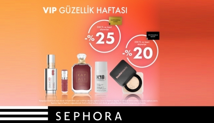 Sephora VIP İndirim Kampanyası Başlıyor