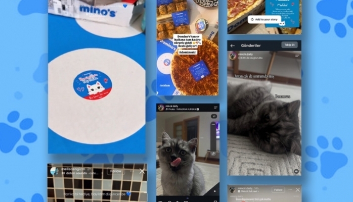 Domino’s'tan Sosyal Medyada Viral Olan Kedi Akımına Kalpten Bir Yanıt: “Bir Sana Bir Ona”