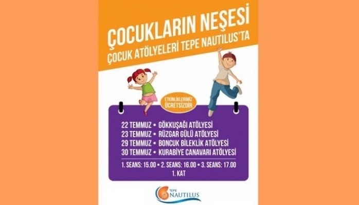 Tepe Nautilus'ta Çocuklar Yaratıcılıklarını Keşfediyor