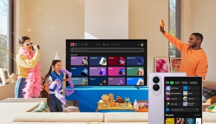 Samsung ve Spotify Premium Dinleme Deneyimini Daha Fazla Bağlantılı Cihaza Sunuyor