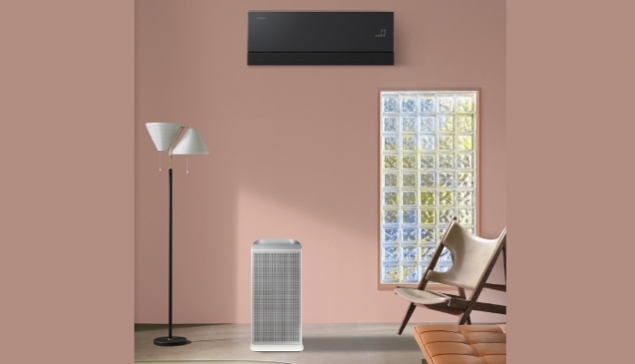Samsung Bespoke AI WindFree Pro Black Klima Alana Hava Temizleyici hediye!
