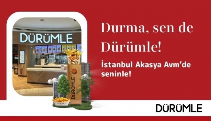 Dürümle Yeni Restoranıyla Akasya AVM'de Kapılarını Açtı