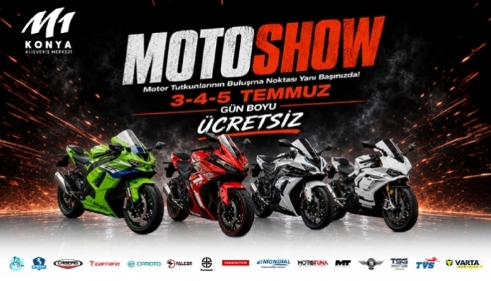 Motor Tutkunları M1 Konya AVM'de Buluşuyor