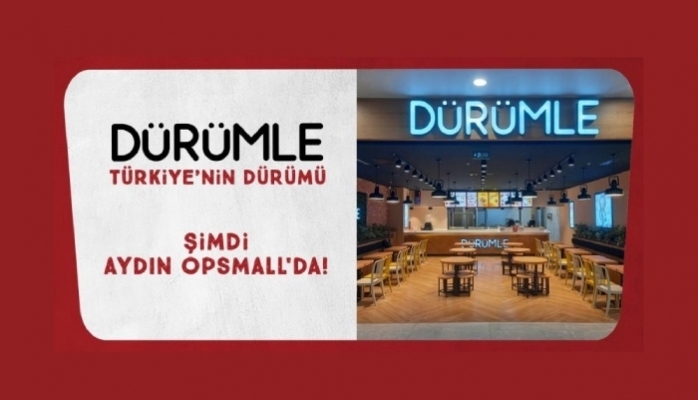 Dürümle Aydın Opsmall AVM'de Yeni Restoranını Açtı