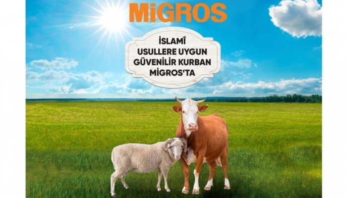 İslami Usullere Uygun Kurban Ücretsiz Kasaplık Hizmetiyle Migros'ta