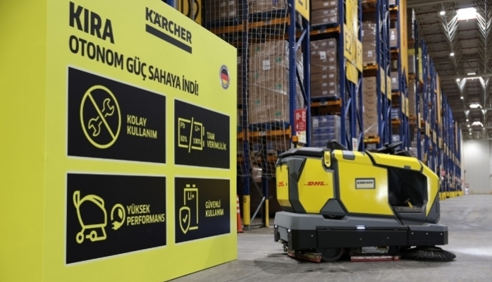 DHL Supply Chain Türkiye Depolarında Kärcher İle Otonom Temizlik Dönemi 