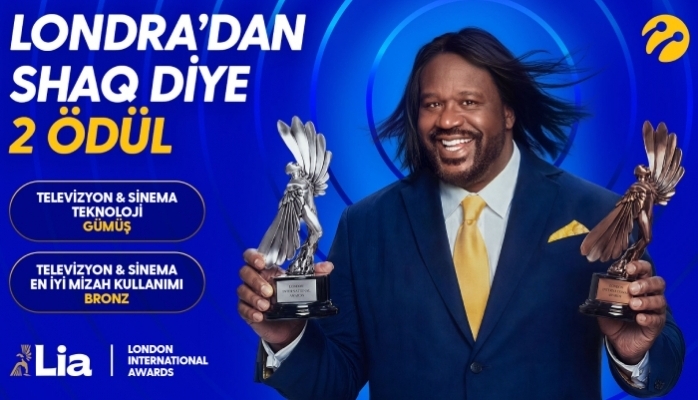 Turkcell'in “Shaq diye 5G” Reklam Kampanyasına London International Awards'tan Çifte Ödül 