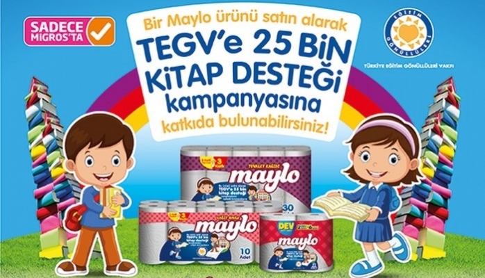 Migros ve Maylo'dan TEGV’e 25 Bin Kitap Bağışı