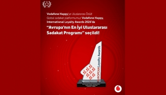 Vodafone Happy “Avrupa'nın En İyi Sadakat Programı” Ödülünü Aldı