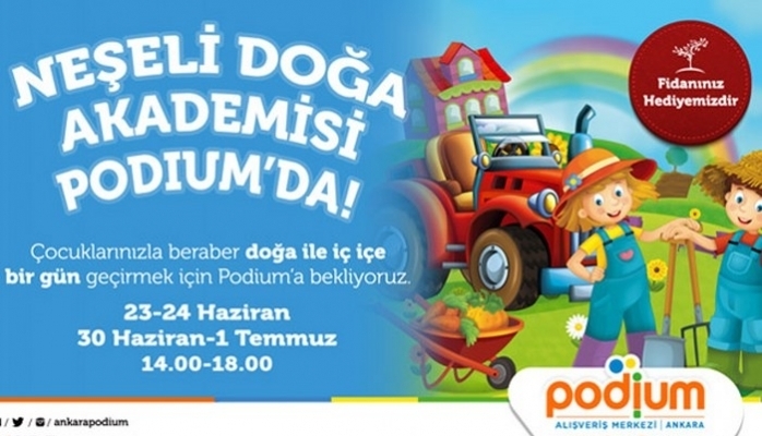 Neşeli Doğa Akademisi Podium'da