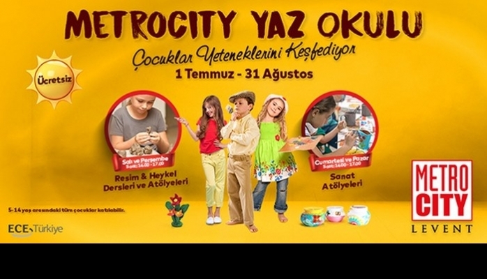 Metrocity’de Çocuklar Sanatçı Oluyor