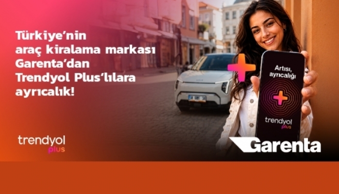 Garenta'dan Trendyol Plus Üyelerine Ayrıcalıklı Araç Kiralama Deneyimi