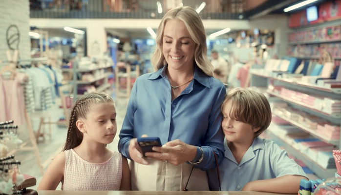 QNB'nin Yeni Reklam Filminde Doğa Rutkay ve İkizleri Rol Aldı