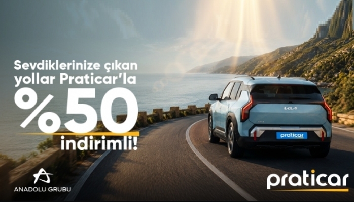 Praticar'dan Araç Kirala Yüzde 50 İndirimi Yakala!