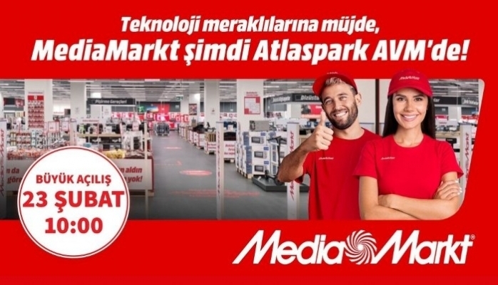 MediaMarkt Bu Kez Atlaspark AVM'de Kapılarını Açıyor