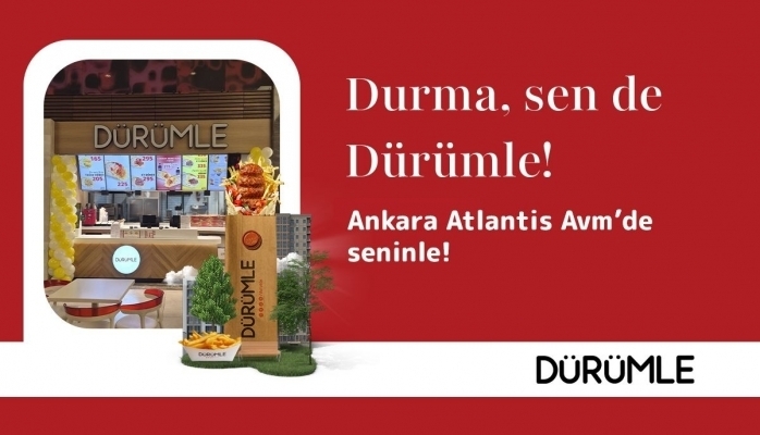 Dürümle Ankara Atlantis AVM'de
